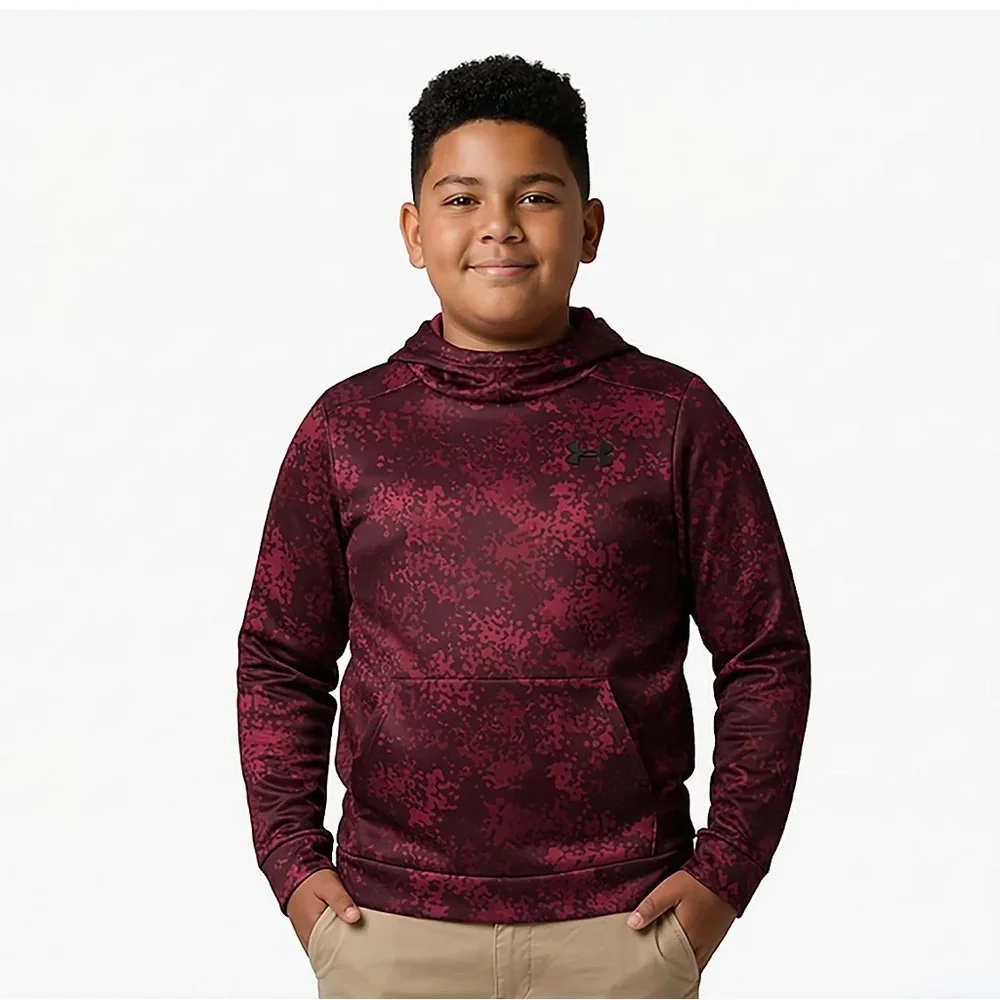 NWT Under Armour Kids' Burgundy Hoodie